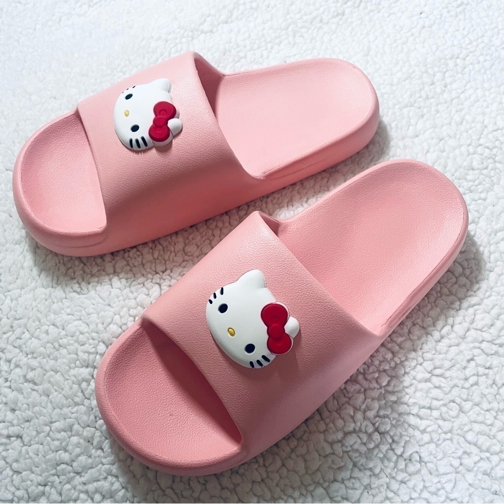 🩴NWT Hello Kitty Summer Slippers Sandal - PINK - US 6-6.5 🌸 - Picture 4 of 4
